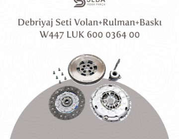 Mercedes Vito Debriyaj Seti Volan Rulman Baskı Plaka W447