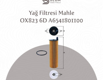 Mercedes C Serisi Yağ Filtresi W205 OM654 Motor Mahle