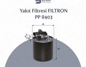 Mercedes S Serisi W222 Yakıt Filtresi OM642 Dizel Motor Filtron