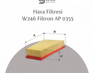Mercedes B Serisi Hava Filtresi OM270 W246 Filtron