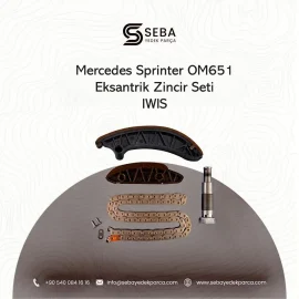 Mercedes Sprinter Eksantrik-Triger Zincir Seti OM651 Iwıs
