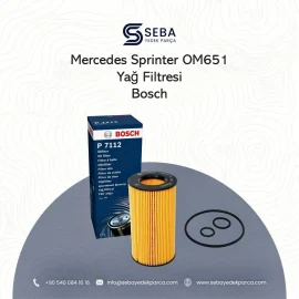Mercedes Sprinter Yağ Filtresi Bosch W906