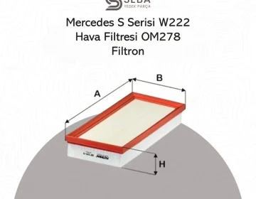 Mercedes S Serisi W222 Hava Filtresi Benzinli Motor Filtron