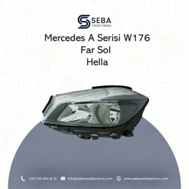 Mercedes A Serisi Far Sol Halojen Hella