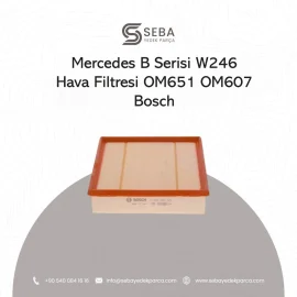 Mercedes B Serisi Hava Filtresi W246 Bosch