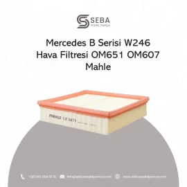 Mercedes B Serisi Hava Filtresi W246 Mahle