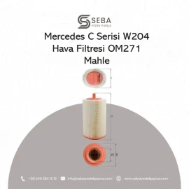 Mercedes C Serisi Hava Filtresi W204 Mahle