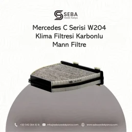 Mercedes C Serisi Klima Polen Filtresi Karbonlu W204 Mann