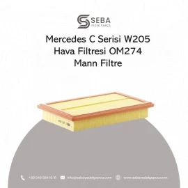 Mercedes C Serisi Hava Filtresi W205 OM274 Motor Mann