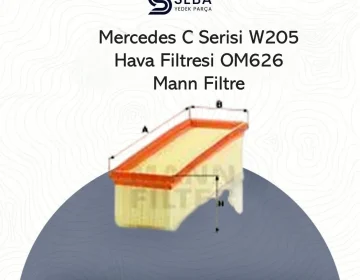 Mercedes C Serisi Hava Filtresi W205 OM626 Motor Mann