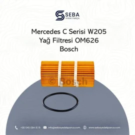 Mercedes C Serisi Yağ Filtresi W205 OM626 Motor Bosch