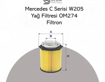 Mercedes C Serisi Yağ Filtresi OM274 Motor Filtron