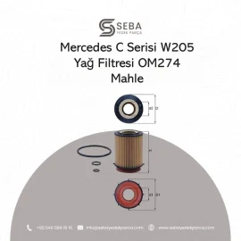 Mercedes C Serisi Yağ Filtresi OM274 Motor Mahle