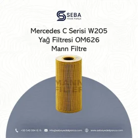 Mercedes C Serisi Yağ Filtresi W205 OM626 Motor Mann