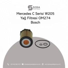 Mercedes C Serisi Yağ Filtresi OM274 Motor W205 Bosch