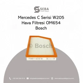 Mercedes C Serisi Hava Filtresi W205 OM654 Motor Bosch