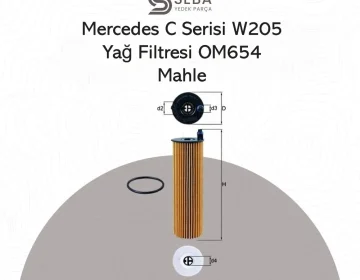 Mercedes C Serisi Yağ Filtresi W205 OM654 Motor Mahle