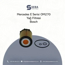 Mercedes E Serisi Yağ Filtresi W213 Benzinli Motor Bosch