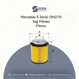 Mercedes E Serisi Yağ Filtresi Benzinli Motor W213 Filtron