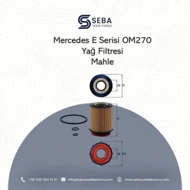 Mercedes E Serisi Yağ Filtresi Benzinli Motor W213 Mahle