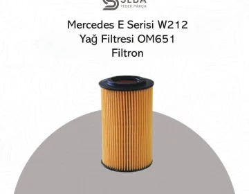 Mercedes E Serisi W212 Yağ Filtresi OM651 Motor Filtron