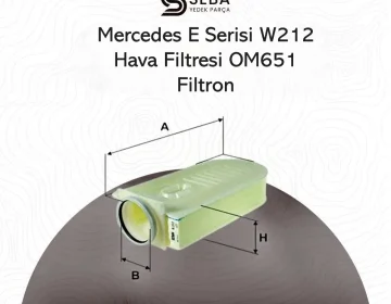 Mercedes E Serisi W212 Hava Filtresi OM651Dizel Motor Filtron
