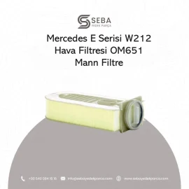 Mercedes E Serisi W212 Hava Filtresi OM651Dizel Motor Mann