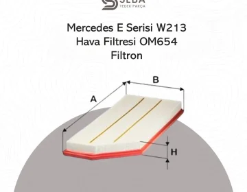 Mercedes E Serisi Hava Filtresi W213 OM654 Motor Filtron