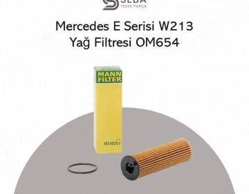 Mercedes E Serisi Yağ Filtresi W213 OM654 Motor Mann Hu6020z