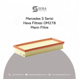 Mercedes S Serisi W222 Hava Filtresi Benzinli Motor Mann