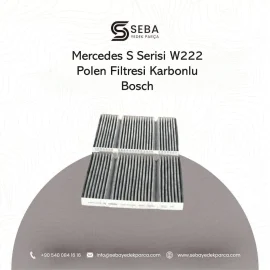 Mercedes S Serisi W222 Polen Filtresi Benzinli Motor Bosch