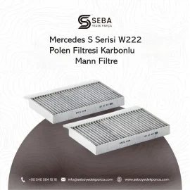 Mercedes S Serisi W222 Polen Filtresi OM642 Dizel Motor Mann