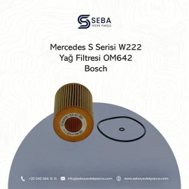 Mercedes S Serisi W222 Yağ Filtresi OM642 Dizel Motor Bosch