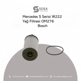 Mercedes S Serisi W222 Yağ Filtresi Benzinli Motor Bosch