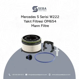 Mercedes S Serisi W222 Yakıt Filtresi OM654 Motor Mann