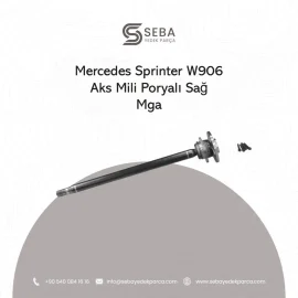 Mercedes Sprinter Aks Mili Sağ Poryalı Uzun Kalın W906 Mga