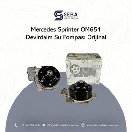 Mercedes Sprinter Devirdaim Su Pompası Orijinal Euro 5