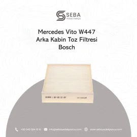 Mercedes Vito Arka Kabin Polen Filtresi W447 Bosch