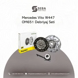 Mercedes Vito Debriyaj Seti Rulmanlı W447 OM651 LUK
