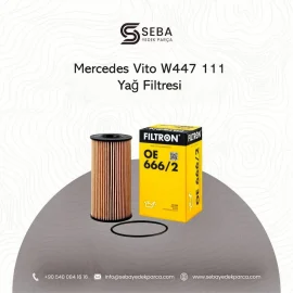 Mercedes Vito Yağ Filtresi W447 OM622 Filtron