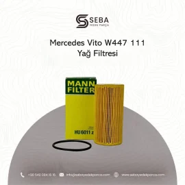 Mercedes Vito Yağ Filtresi W447 OM622 Mann