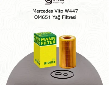 Mercedes Vito Yağ Filtresi W447 OM651 Mann