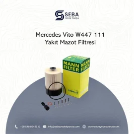 Mercedes Vito Yakıt Filtresi W447 OM622 MANN